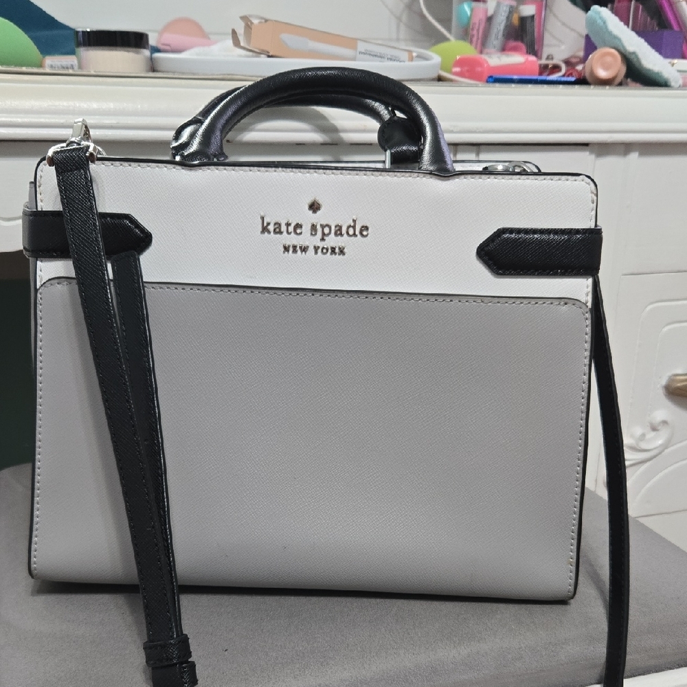 kate spade Black and White Crossbody Bag